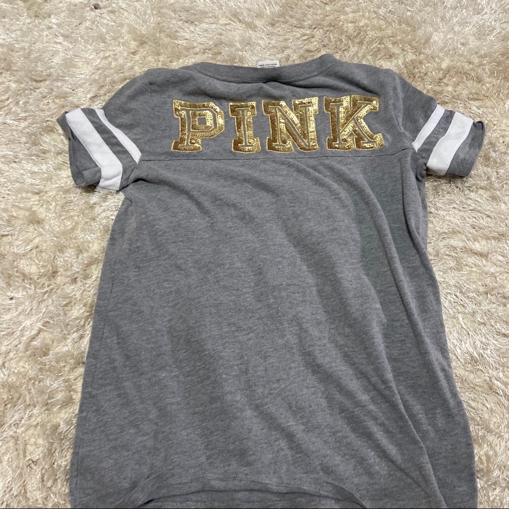 Victoria Secret PINK bling tee - Picture 1 of 5